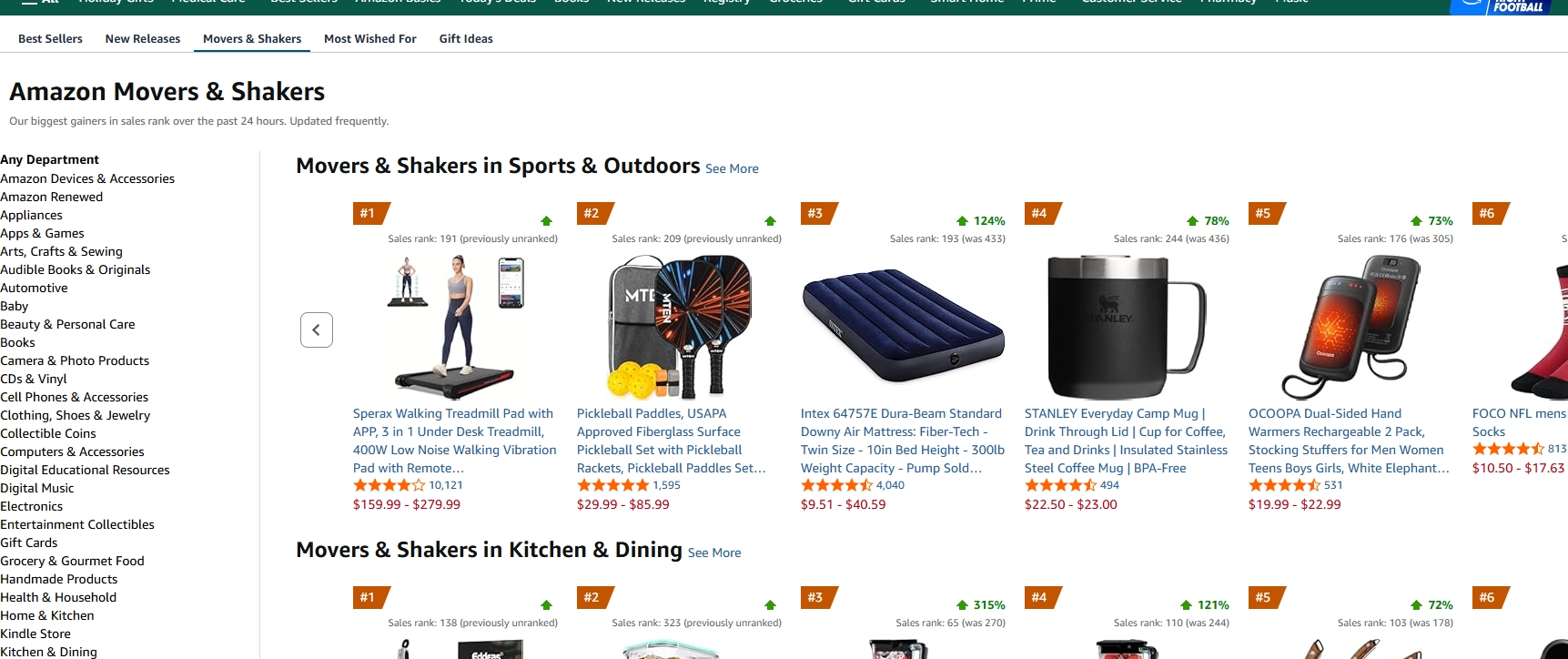 亚马逊五大榜单是哪些？要在哪里查看？