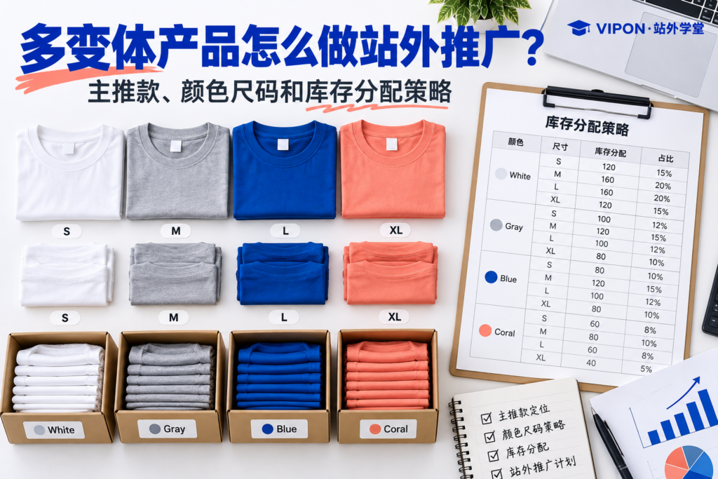 多变体产品怎么做站外推广？主推款、颜色尺码和库存分配策略