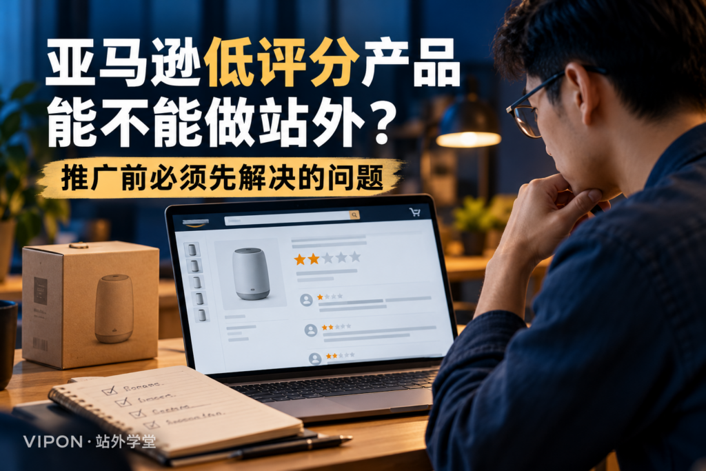 亚马逊低评分产品能不能做站外？推广前必须先解决的问题
