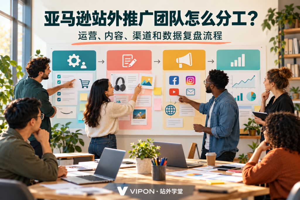亚马逊站外推广团队怎么分工？运营、内容、渠道和数据复盘流程
