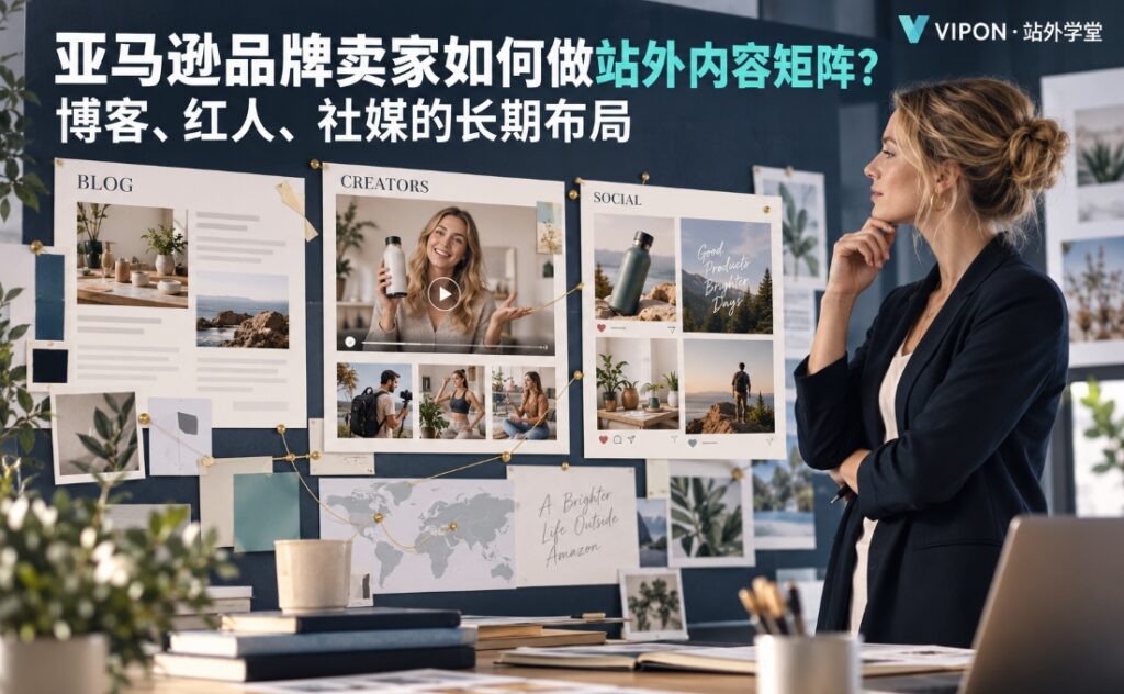 亚马逊品牌卖家如何做站外内容矩阵？博客、红人、社媒的长期布局