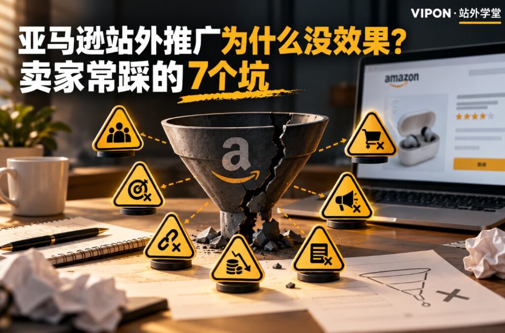 亚马逊站外推广为什么没效果？卖家常踩的7个坑