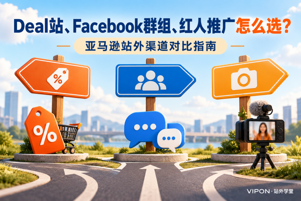 Deal站、Facebook群组、红人推广怎么选？亚马逊站外渠道对比指南