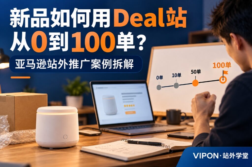 一个新品如何用Deal站从0到100单？亚马逊站外推广案例拆解