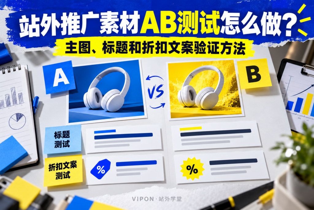 亚马逊站外推广素材AB测试怎么做？主图、标题和折扣文案验证方法