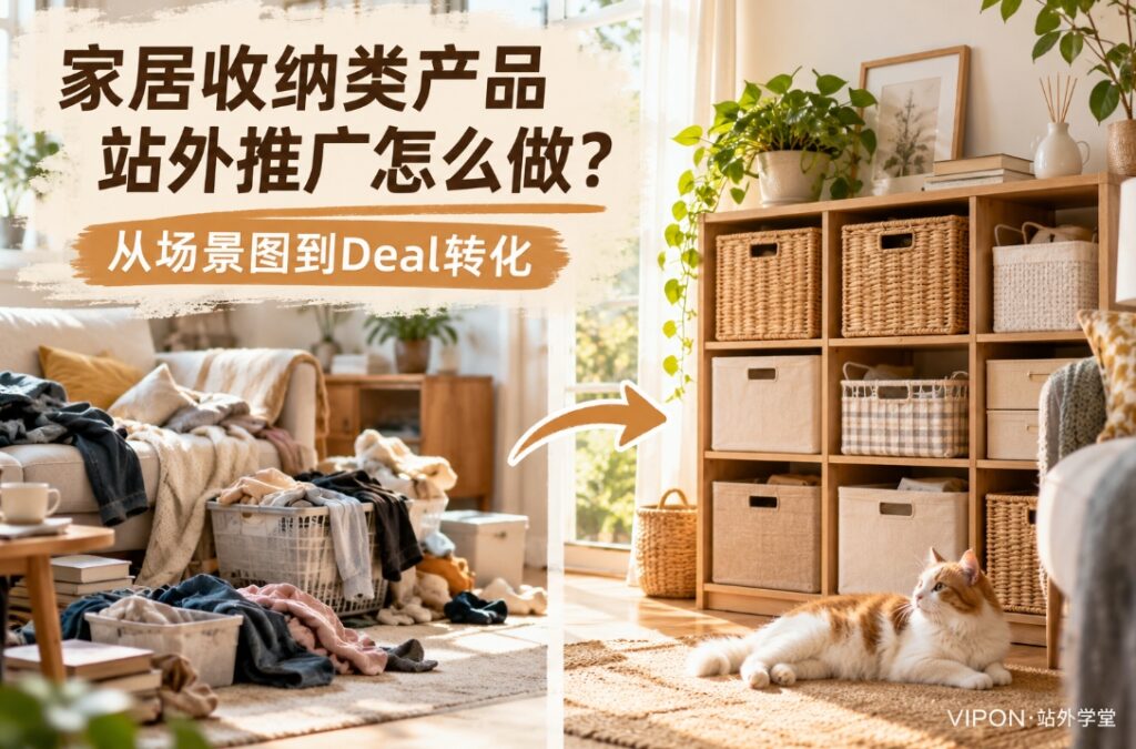 家居收纳类产品站外推广怎么做？从场景图到Deal转化