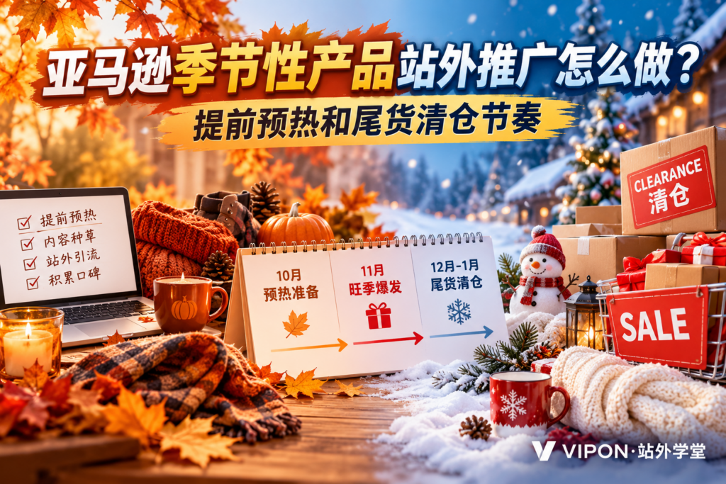 亚马逊季节性产品站外推广怎么做？提前预热和尾货清仓节奏