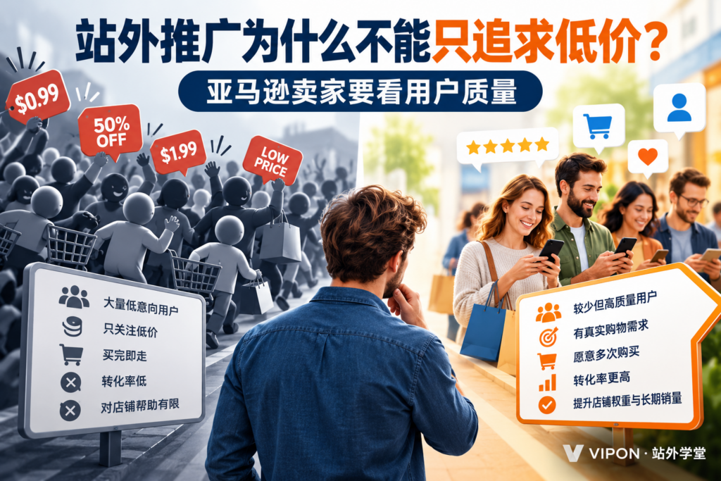 站外推广为什么不能只追求低价？亚马逊卖家要看用户质量