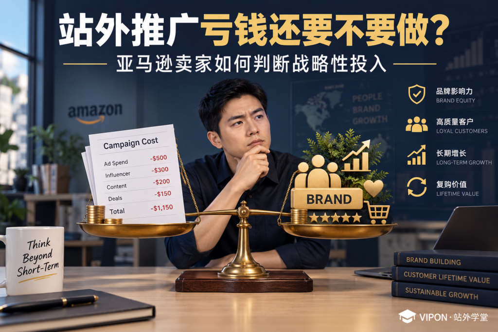 站外推广亏钱还要不要做？亚马逊卖家如何判断战略性投入