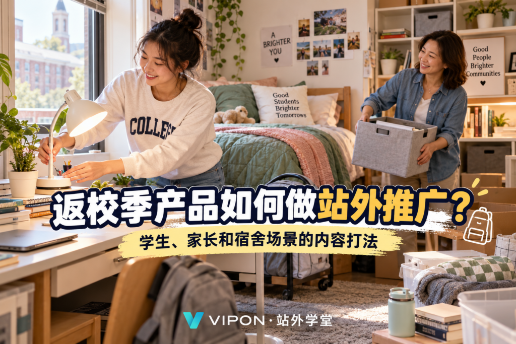 返校季产品如何做站外推广？学生、家长和宿舍场景的内容打法