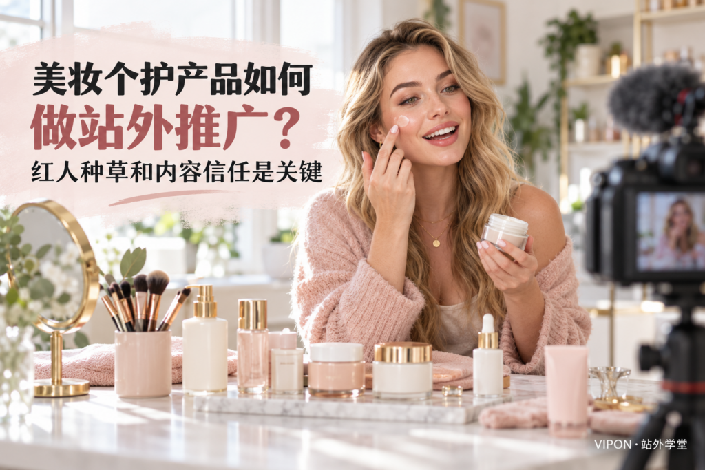 美妆个护产品如何做站外推广？红人种草和内容信任是关键