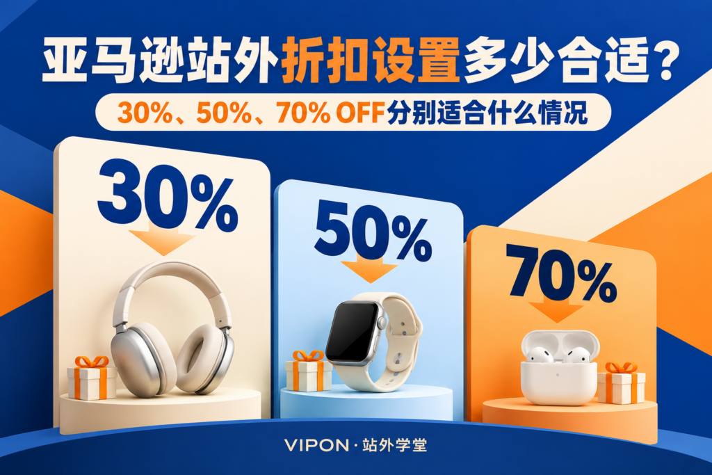 亚马逊站外折扣设置多少合适？30%、50%、70% OFF分别适合什么情况