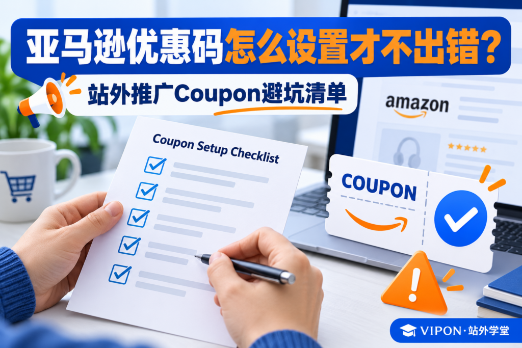 亚马逊优惠码怎么设置才不出错？站外推广Coupon避坑清单