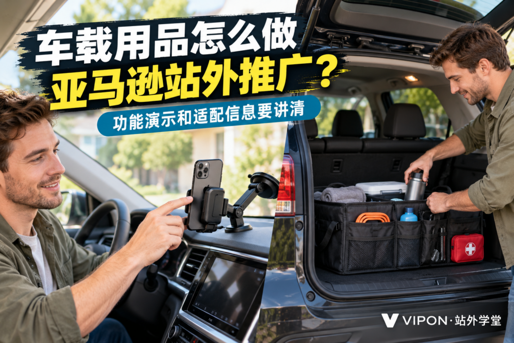车载用品怎么做亚马逊站外推广？功能演示和适配信息要讲清