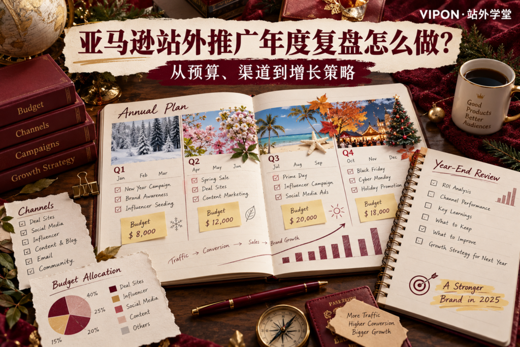 亚马逊站外推广年度复盘怎么做？从预算、渠道到增长策略