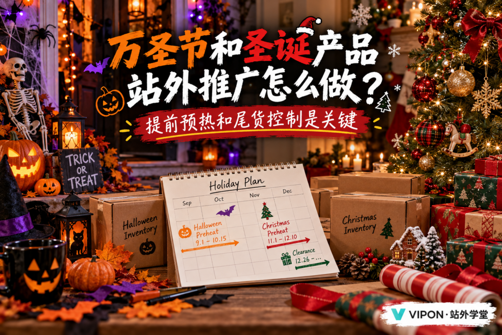万圣节和圣诞产品站外推广怎么做？提前预热和尾货控制是关键