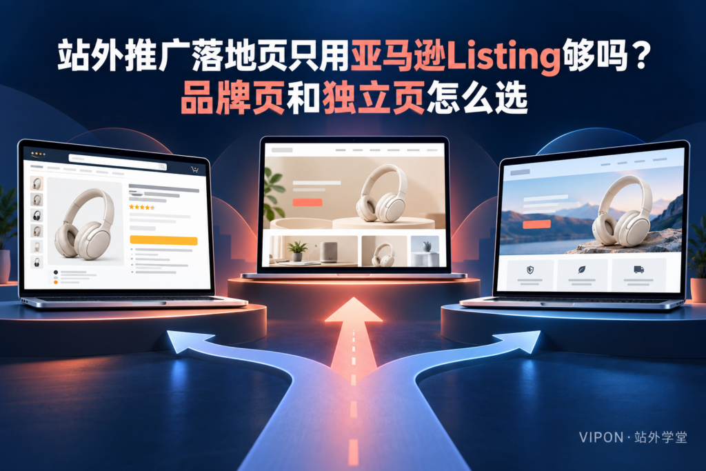 站外推广落地页只用亚马逊Listing够吗？品牌页和独立页怎么选