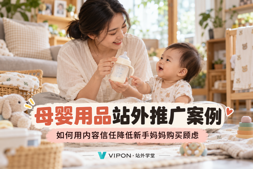 母婴用品站外推广案例：如何用内容信任降低新手妈妈购买顾虑