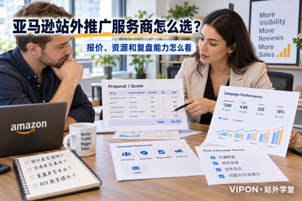 亚马逊站外推广服务商怎么选？报价、资源和复盘能力怎么看