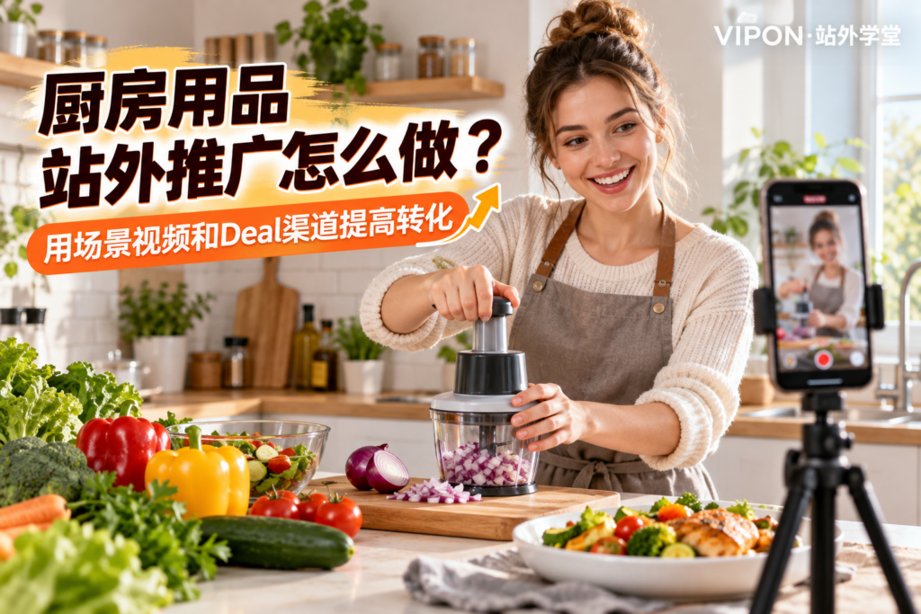 厨房用品站外推广怎么做？用场景视频和Deal渠道提高转化