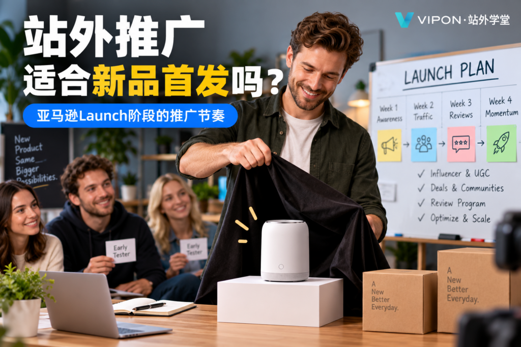 站外推广适合新品首发吗？亚马逊Launch阶段的推广节奏