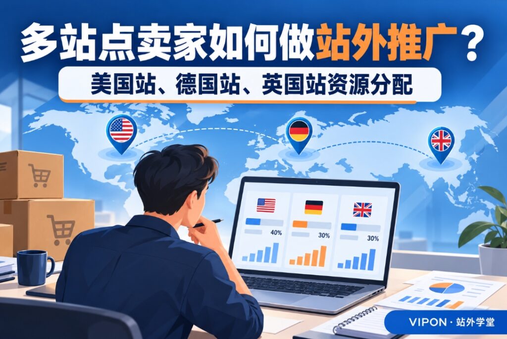 多站点卖家如何做站外推广？美国站、德国站、英国站资源分配