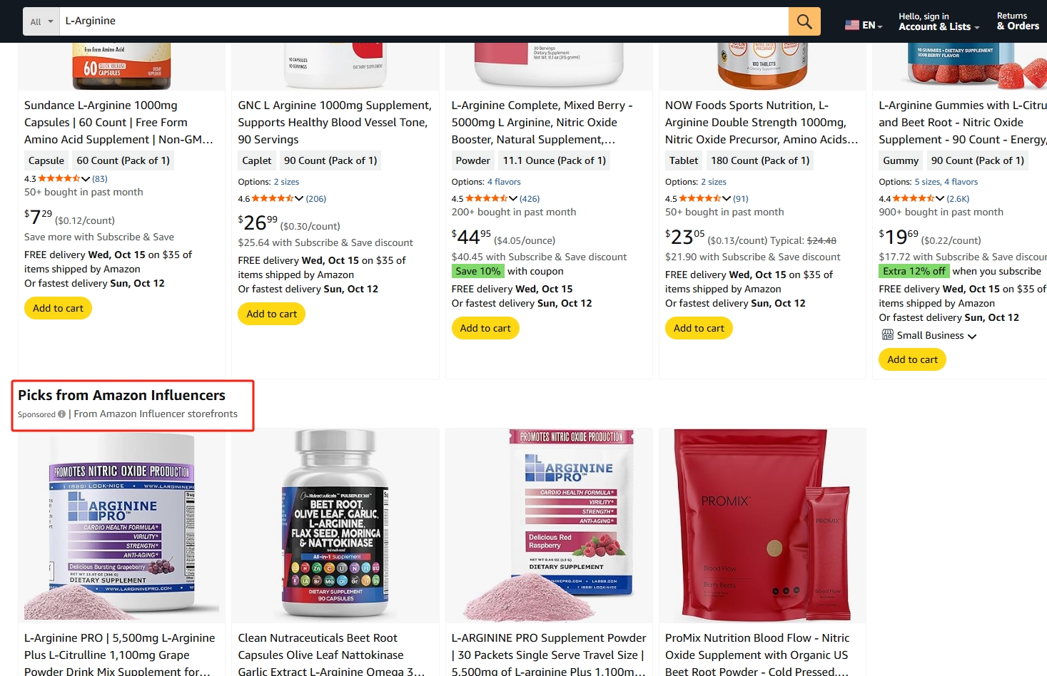 亚马逊搜索结果页悄然重构：AI与Influencer联动上阵