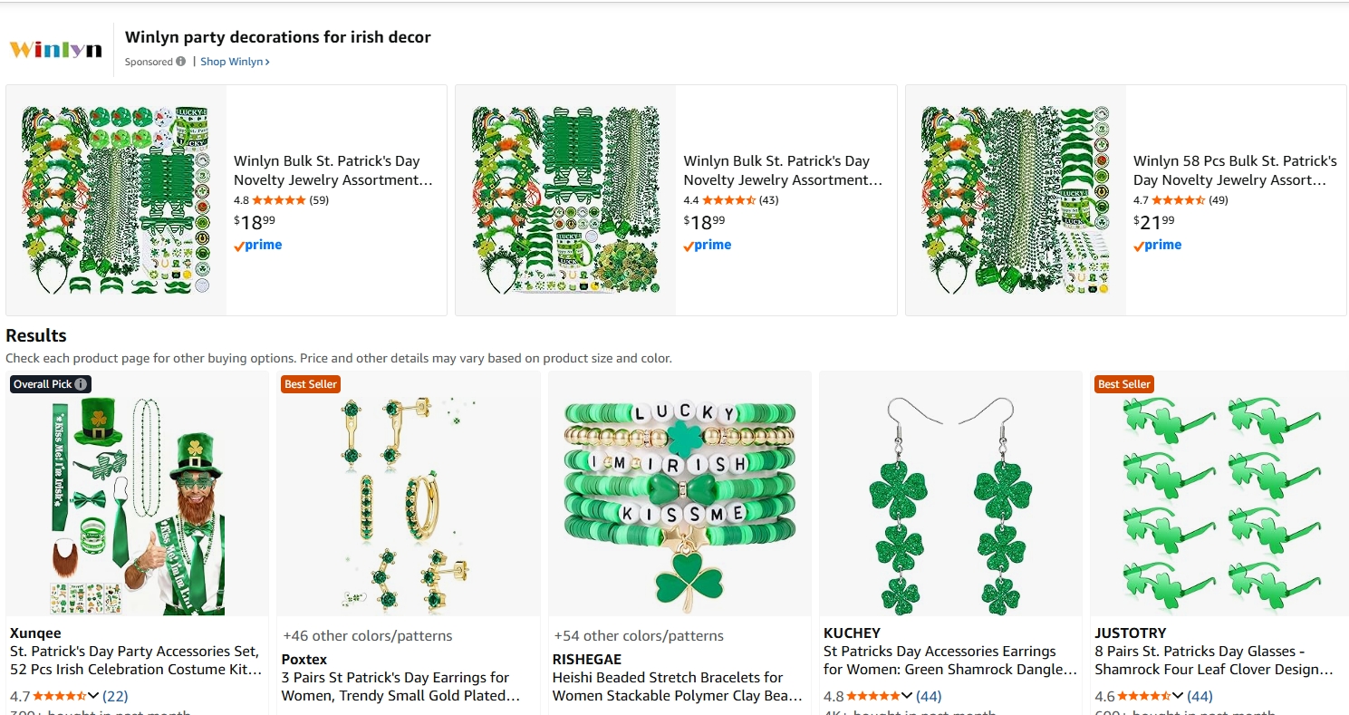 过圣帕特里克节的亚马逊站点卖家请注意!2026节日流量窗口正在打开