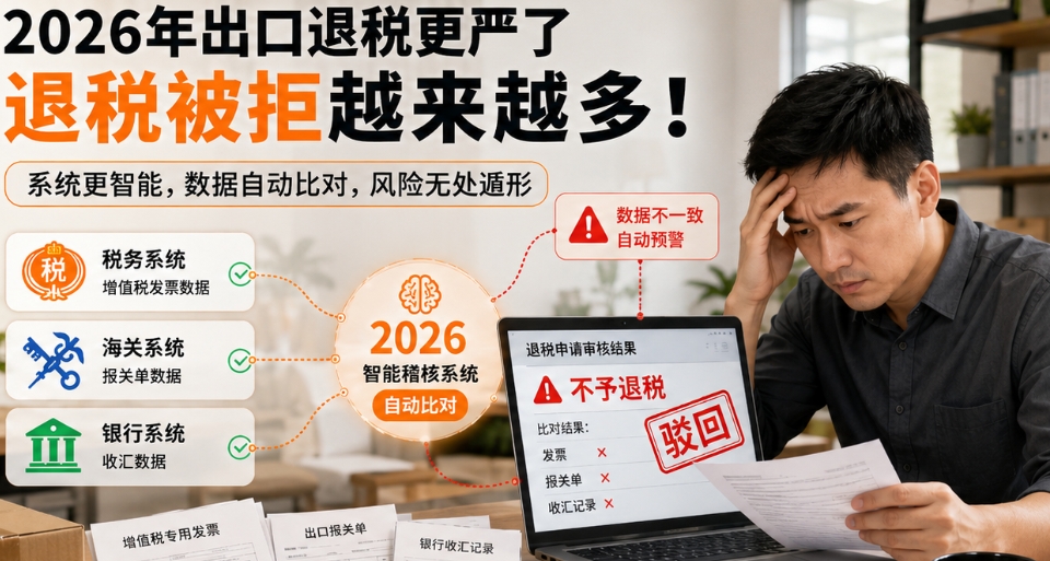 亚马逊退税被拒的6个高频雷区:2026年税务数据直连后申报别犯这些错