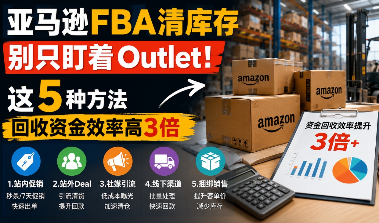 亚马逊FBA清库存别只盯着Outlet,这5种方法回收资金效率高3倍