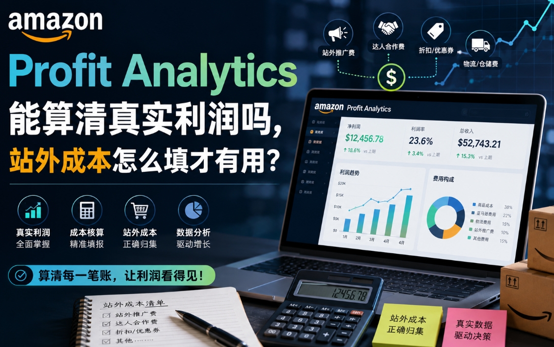 Amazon Profit Analytics能算清真实利润吗,站外成本怎么填才有用?