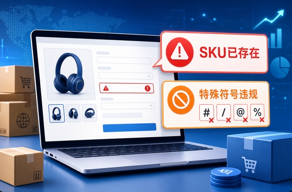 亚马逊SKU已存在和特殊符号违规怎么处理？