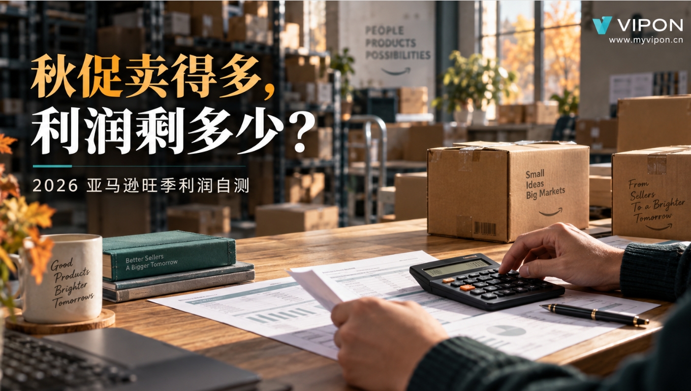 2026亚马逊秋季大促利润自测指南:避开两大旺季隐形费用坑