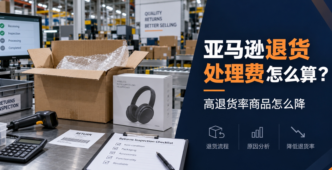 亚马逊退货处理费怎么算？旺季高退货率商品怎么降？