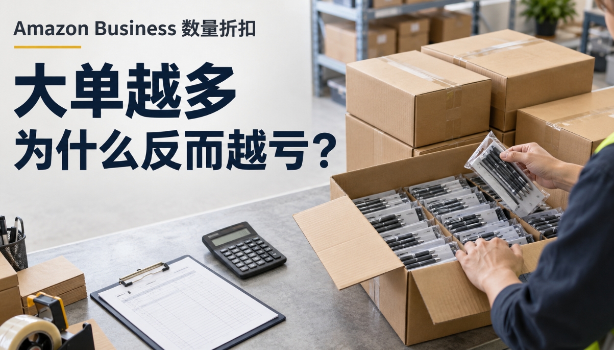 亚马逊Business数量折扣怎么设，为什么大单越多反而可能越亏？