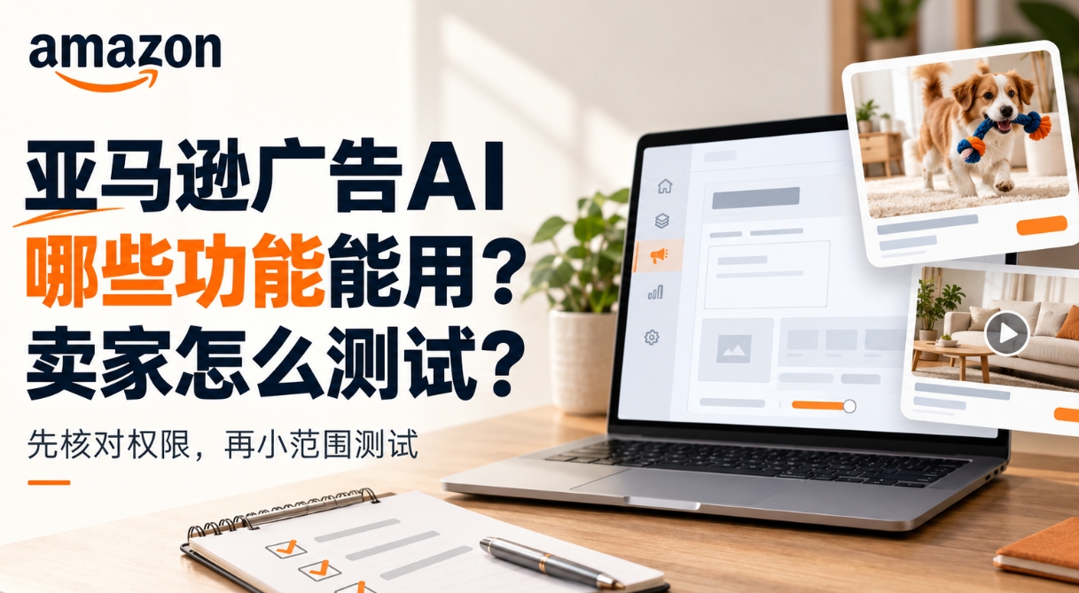 亚马逊广告AI哪些功能已经能用?卖家如何安排测试?