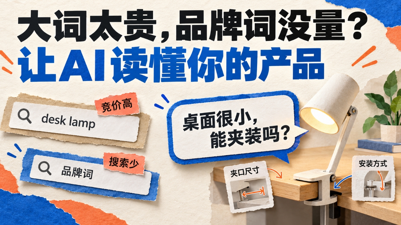 广告大词贵、品牌词没量？学会“被AI读懂”的投放打法