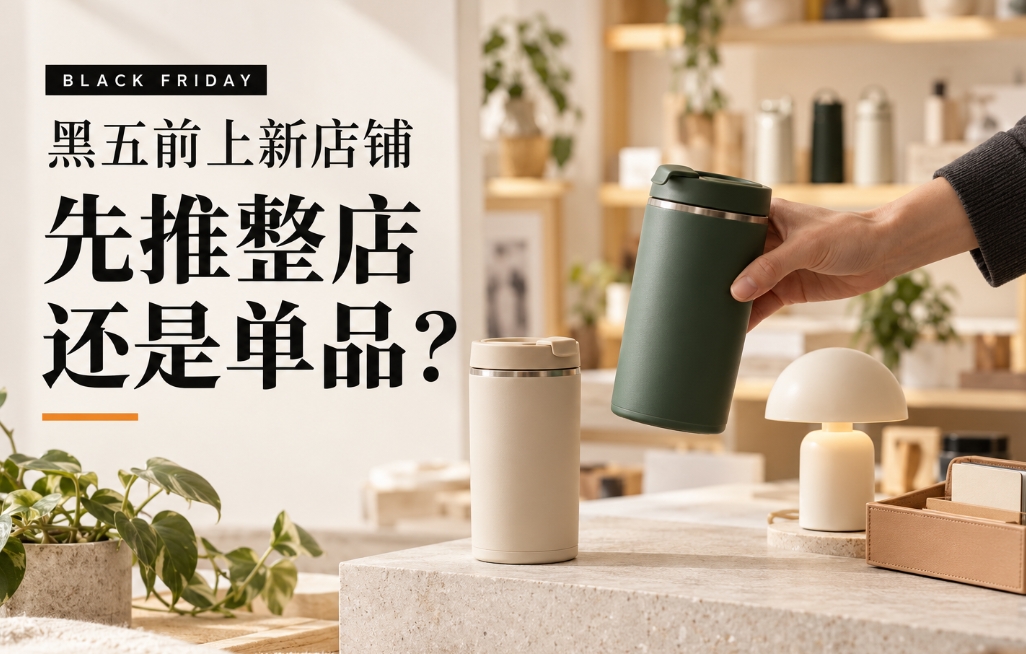 黑五前上新店铺，先推整店还是单品？