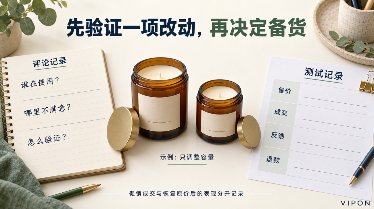 亚马逊选品思路：先验证一项改动，再决定要不要扩大备货