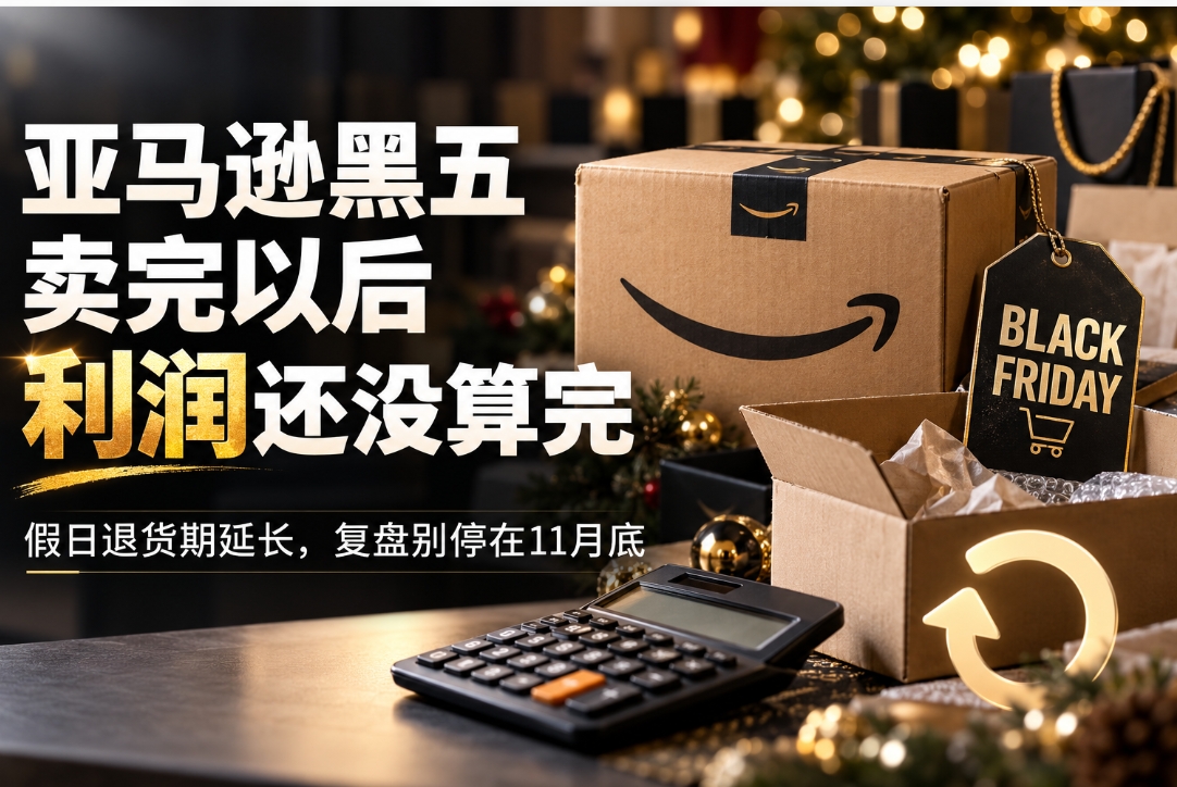 亚马逊假日退货期延长,黑五促销利润为什么不能只算到11月底?
